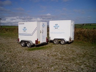 Two of our trailers