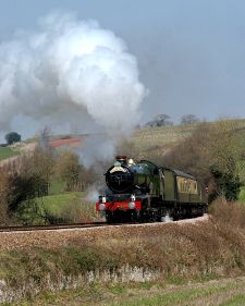 Steam Train near Newton Abbot
